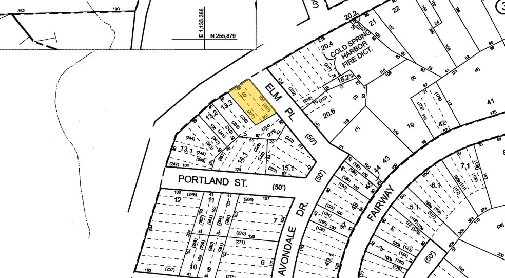 3 Harbor Rd, Cold Spring Harbor, NY to rent - Plat Map - Image 2 of 20