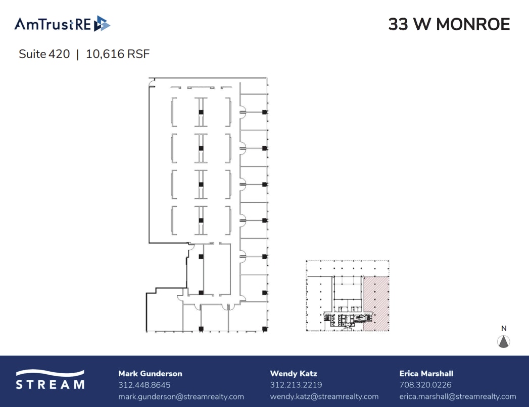 33 W Monroe St, Chicago, IL to rent Floor Plan- Image 1 of 1