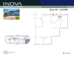 10700 E Geddes Ave, Englewood, CO to rent Site Plan- Image 2 of 2