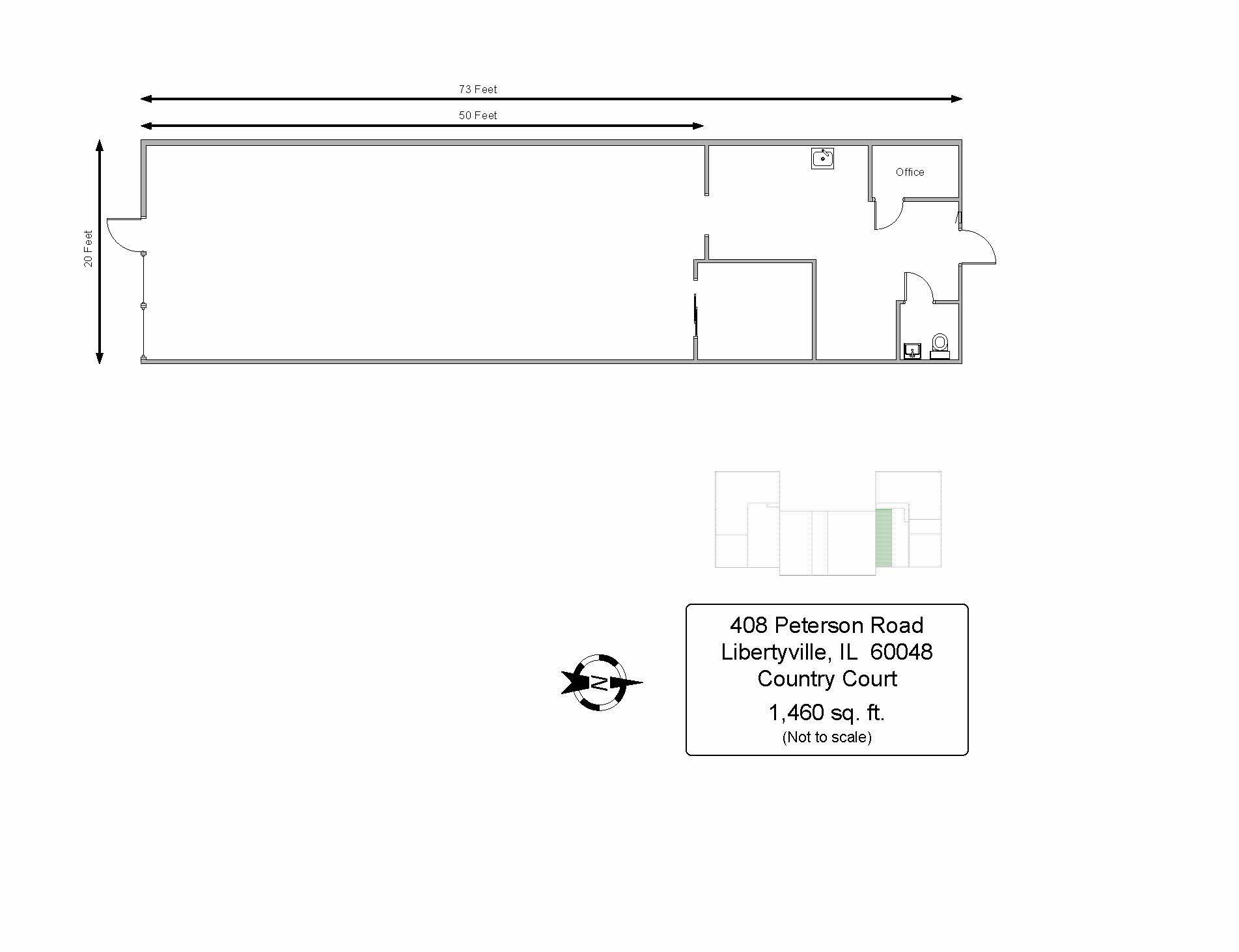 394-454 Peterson Rd, Libertyville, IL for rent Floor Plan- Image 1 of 1