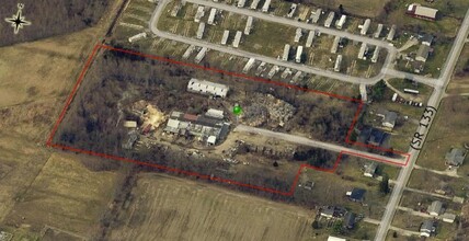 1103 State Route 133, Bethel, OH - aerial  map view