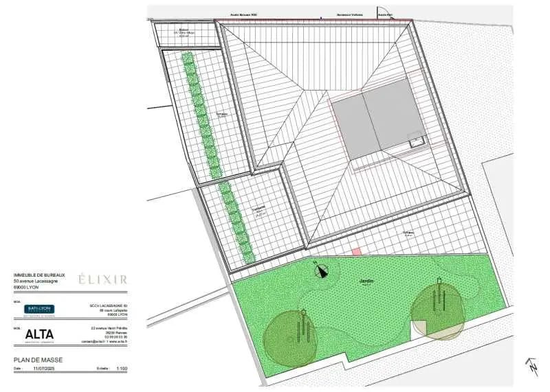 Office in Lyon to rent Floor Plan- Image 1 of 9