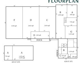 4250 47 Av, Olds, AB for rent Floor Plan- Image 1 of 2