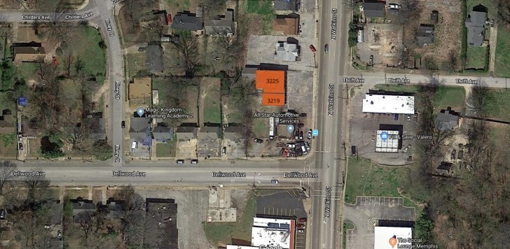 3219-3225 N Watkins St, Memphis, TN for rent - Aerial - Image 2 of 2