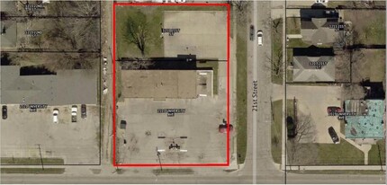 2101 University Ave, Des Moines, IA - aerial  map view