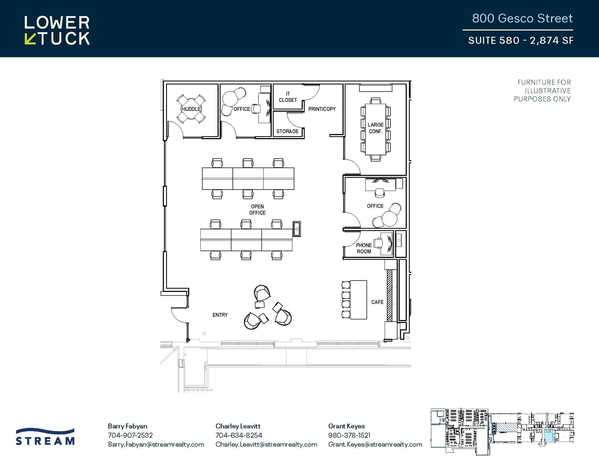 800 Gesco St, Charlotte, NC to rent Floor Plan- Image 1 of 1