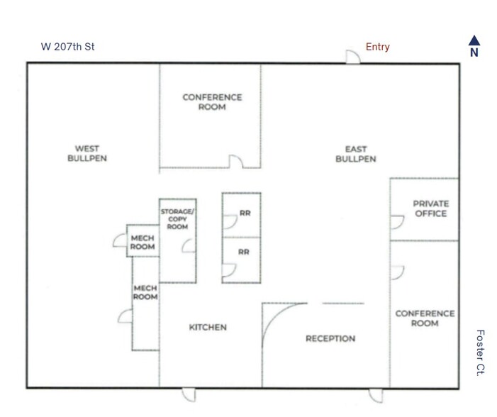 20710 Foster Ct, Bucyrus, KS for rent - Floor Plan - Image 3 of 3