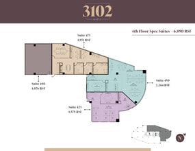 3102 Maple Ave, Dallas, TX to rent Floor Plan- Image 2 of 2