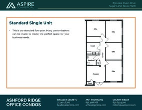 830 Julie Rivers Dr, Sugar Land, TX for rent Floor Plan- Image 1 of 3