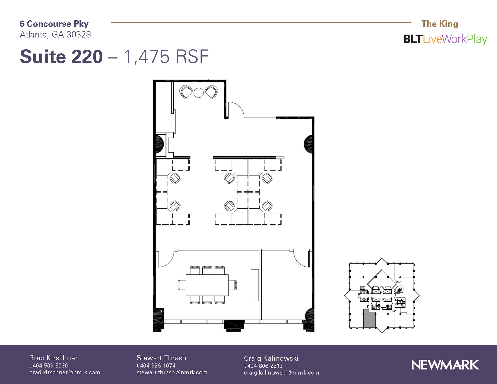 6 Concourse Pky NE, Atlanta, GA to rent Floor Plan- Image 1 of 1