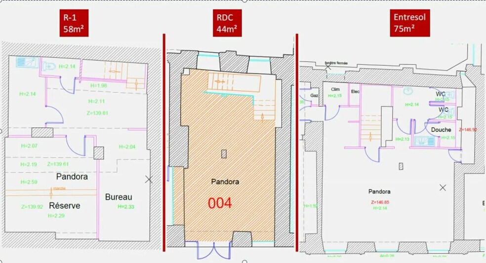 Retail in Toulouse to rent - Floor Plan - Image 2 of 2