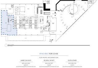 919 E Main St, Richmond, VA for rent Floor Plan- Image 1 of 2