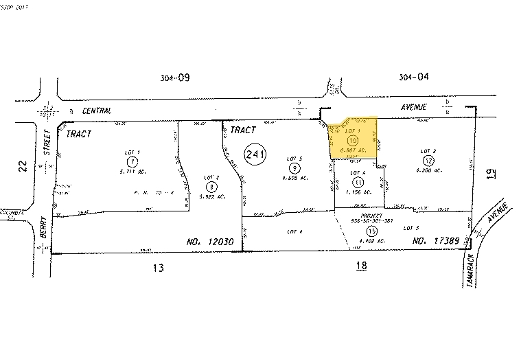 380 W Central Ave, Brea, CA for rent - Plat Map - Image 2 of 13