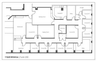 11620 Wilshire Blvd, Los Angeles, CA for rent Floor Plan- Image 1 of 1