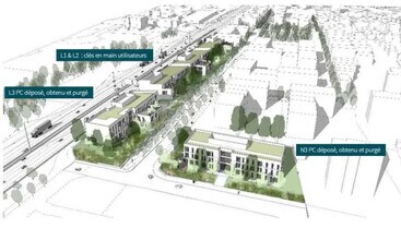 Rue De La Marne, Bron, RHO - Aerial map view