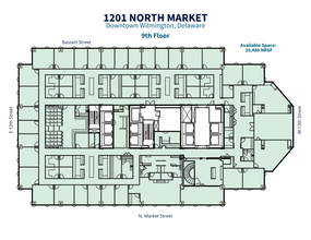 1201 N Market St, Wilmington, DE for rent Floor Plan- Image 2 of 9