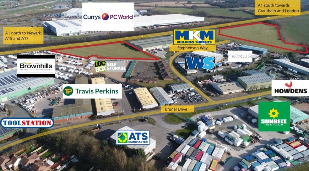 Stephenson Way, Winthorpe to rent - Site Plan - Image 2 of 2