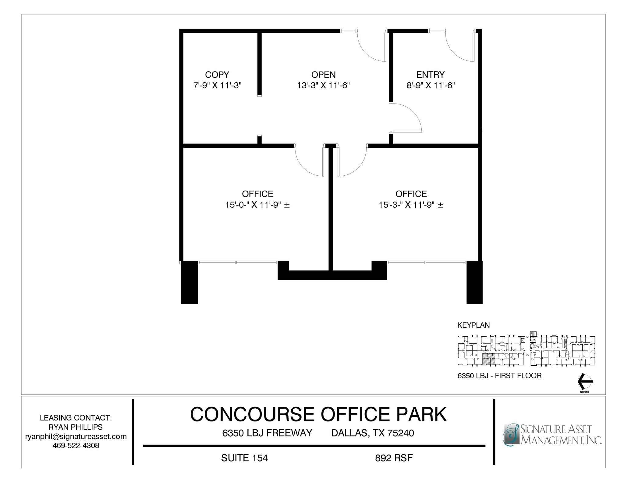 6350 LBJ Fwy, Dallas, TX to rent Floor Plan- Image 1 of 4