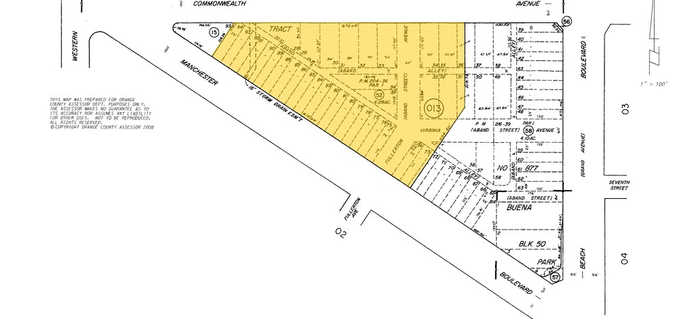 6281 Beach Blvd, Buena Park, CA for rent - Plat Map - Image 2 of 8