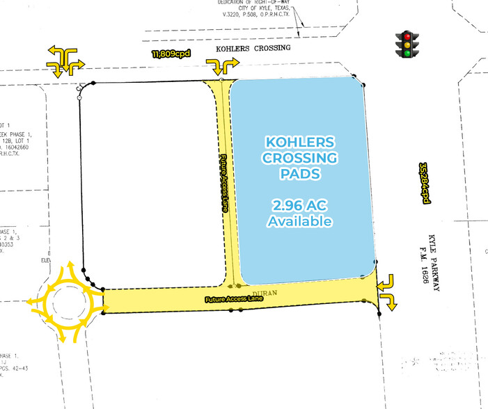 SWC FM 1626, Kyle, TX for rent - Site Plan - Image 2 of 4