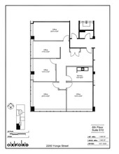 2200 Yonge St, Toronto, ON for rent Floor Plan- Image 1 of 1