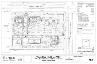 2343 E Queen Creek, Gilbert, AZ for rent Site Plan- Image 1 of 4