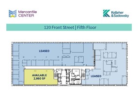 100 Front St, Worcester, MA for rent Floor Plan- Image 1 of 1