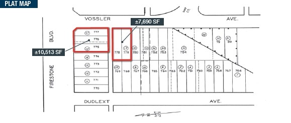 4816-4820 Firestone Blvd, South Gate, CA for rent - Plat Map - Image 2 of 2