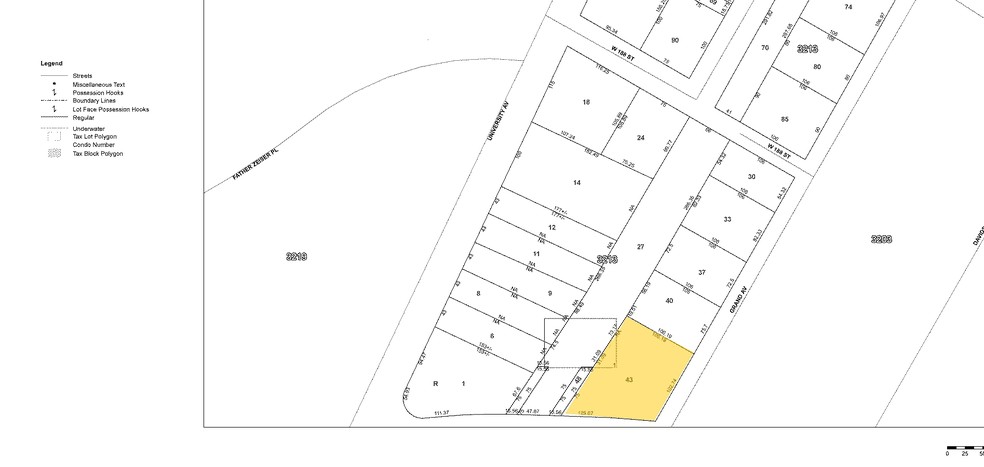 53-63 W Fordham Rd, Bronx, NY for sale - Plat Map - Image 2 of 3