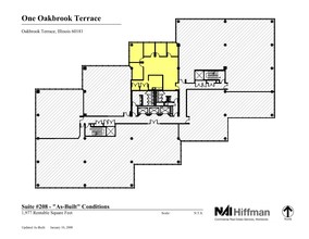 18W200 W 22nd St, Oakbrook Terrace, IL for rent Floor Plan- Image 1 of 7