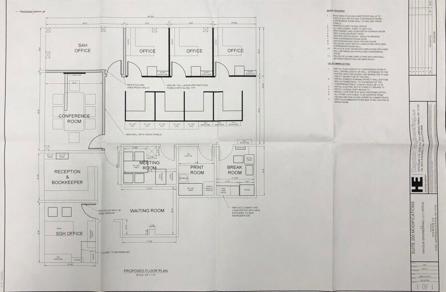 1010 Route 112, Port Jefferson, NY for rent - Floor Plan - Image 2 of 10