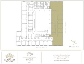 321 S Boston Ave, Tulsa, OK for rent Floor Plan- Image 1 of 1