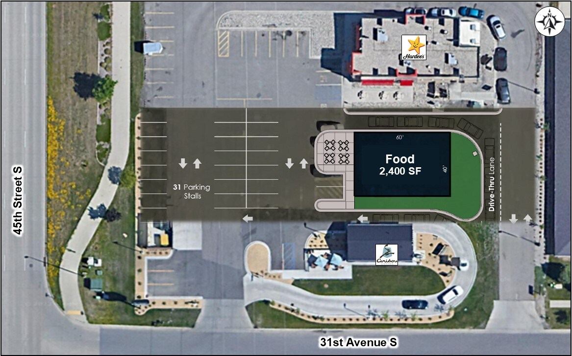 45th, Fargo, ND to rent Site Plan- Image 1 of 5