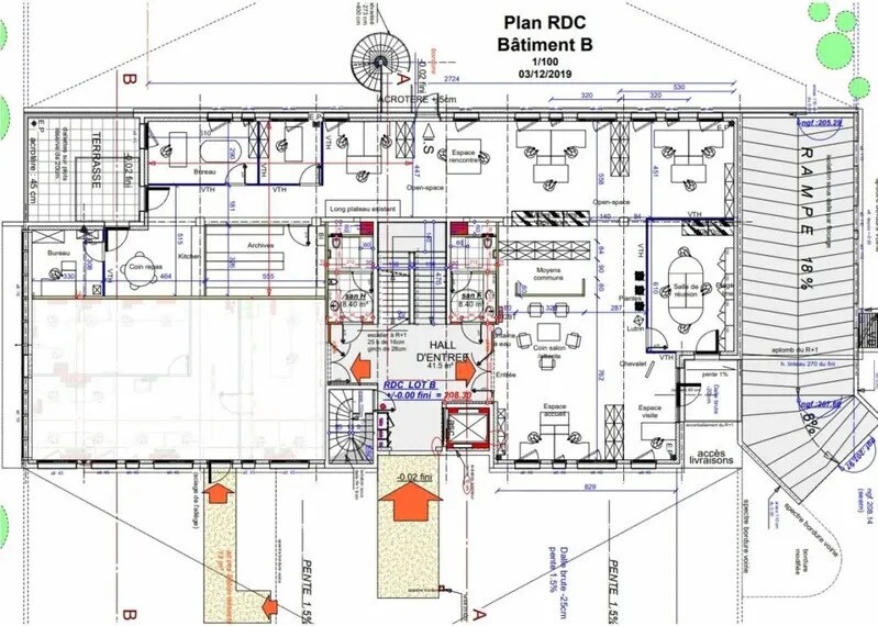 Office in Saint-Priest to rent - Floor Plan - Image 2 of 6