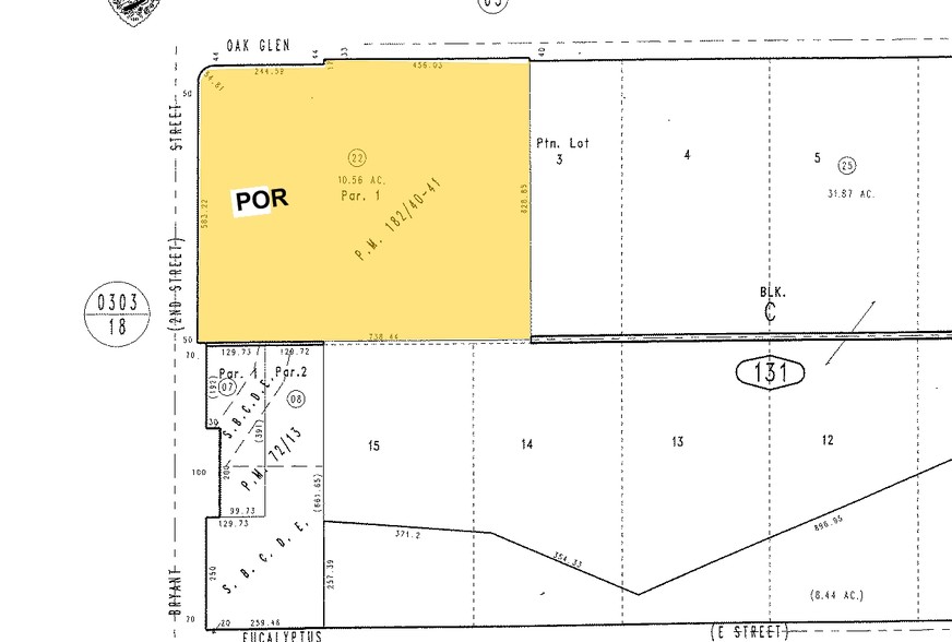 Bryant St, Yucaipa, CA for sale - Plat Map - Image 2 of 2