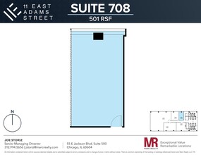 11 E Adams St, Chicago, IL for rent Site Plan- Image 2 of 3