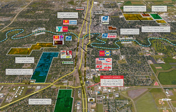 100 21st St N, Moorhead, MN - aerial  map view