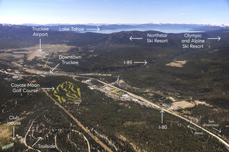 12800 Zurich Plz, Truckee, CA - aerial  map view