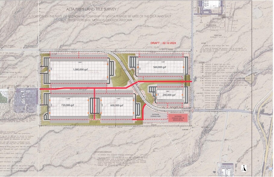 Griffith Rd and Yuma Rd, Golden Valley, AZ for rent - Site Plan - Image 1 of 1