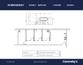 45 Broadway, New York, NY for rent Floor Plan- Image 1 of 1