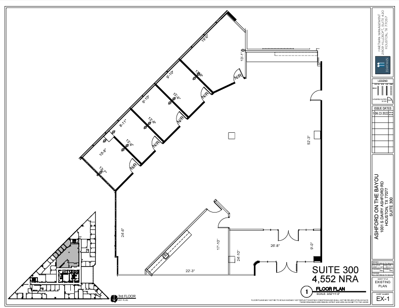 1001 S Dairy Ashford Rd, Houston, TX for rent Floor Plan- Image 1 of 1