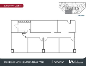 3900 Essex Ln, Houston, TX for rent Floor Plan- Image 1 of 3