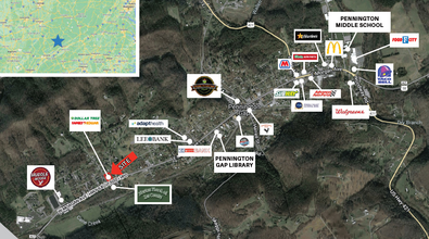 40811 Morgan Ave, Pennington Gap, VA - aerial  map view