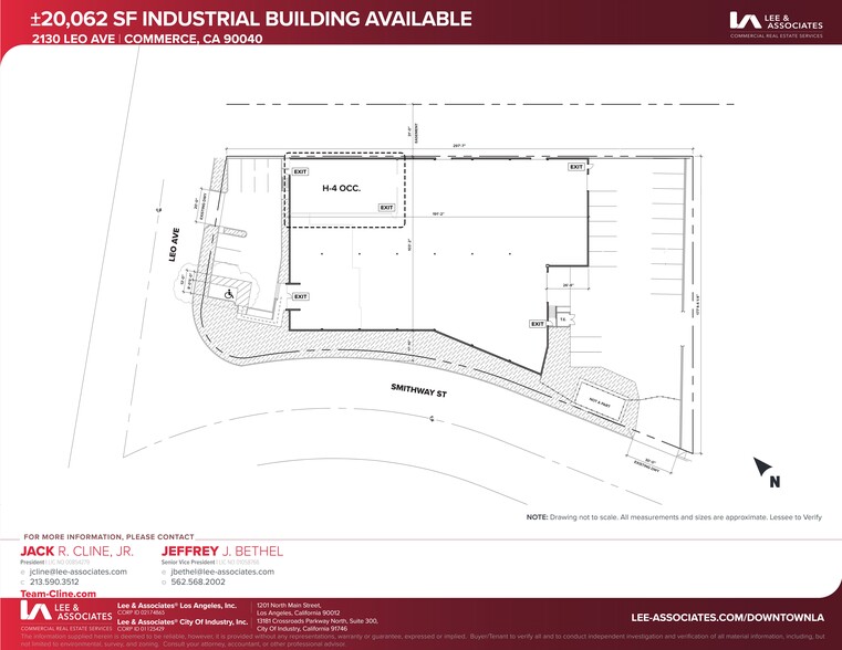 2130 Leo Ave, Commerce, CA for rent - Site Plan - Image 1 of 2