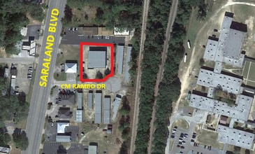 18 C.M. Rambo Dr, Saraland, AL - AERIAL map view