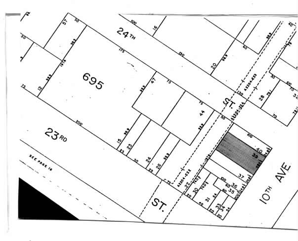 231-233 Tenth Ave, New York, NY for rent - Plat Map - Image 2 of 5