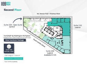 1199 N Fairfax St, Alexandria, VA for rent Floor Plan- Image 1 of 2