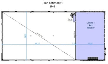 Light Industrial in Wissous to rent Floor Plan- Image 2 of 3