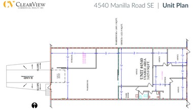 4532-4542 Manilla Rd SE, Calgary, AB for rent Floor Plan- Image 2 of 3