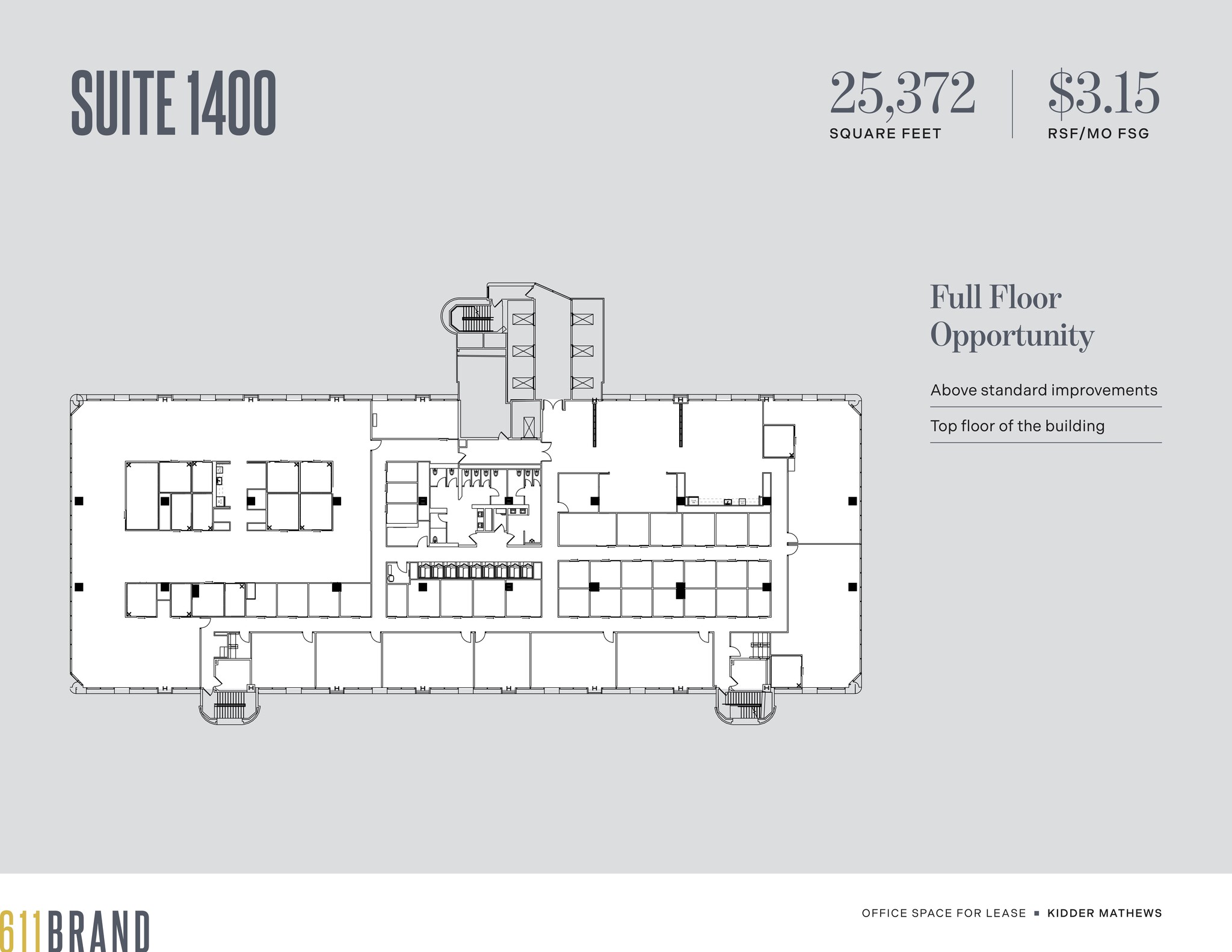611 N Brand Blvd, Glendale, CA to rent Floor Plan- Image 1 of 1